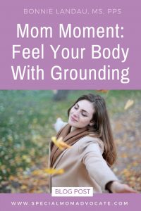 Feel your body with grounding