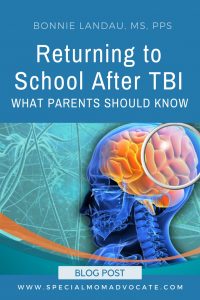 Returning to School After TBI: What Parents Should Know