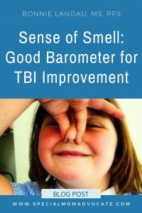 Sense of Smell: A Good Barometer for TBI Improvement