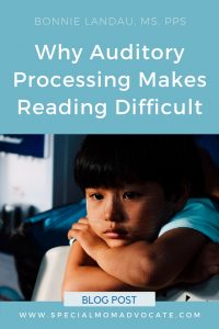 Why Auditory Processing Disorder (APD) Makes Reading Difficult.