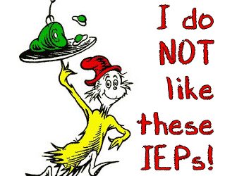 I Do Not Like These IEPs