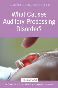 What causes auditory processing disorder?