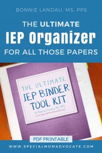 The Ultimate IEP Binder Tool Kit | IEP Organizer