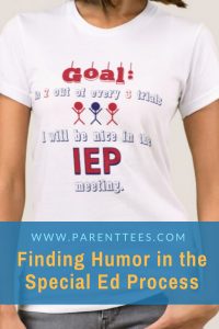 IEP goal t-shirt for parents