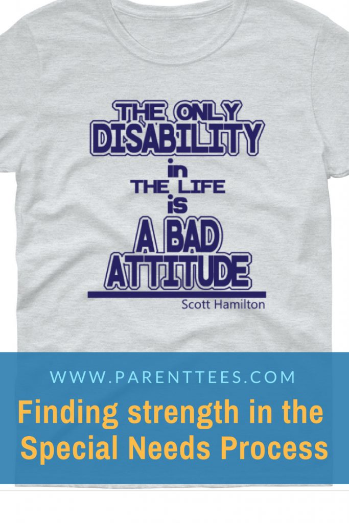 The only disability is a bad attitude t-shirt