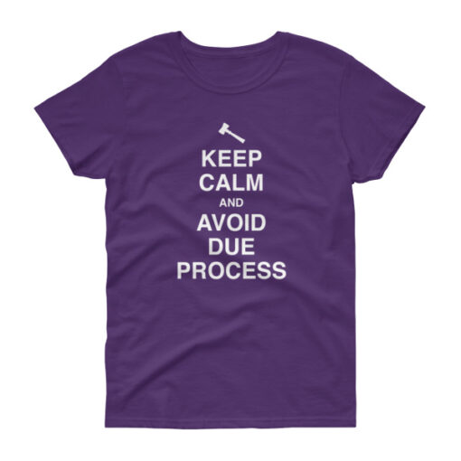 Keep Calm and Avoid Due Process Women's T-Shirt - Image 4