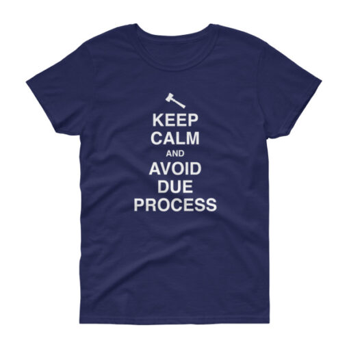 Keep Calm and Avoid Due Process Women's T-Shirt - Image 5