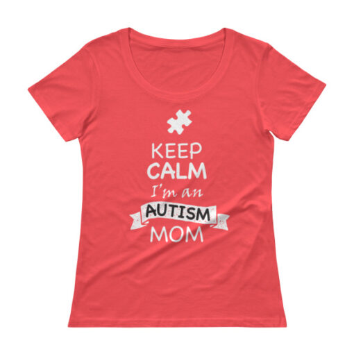 Keep Calm I'm an Autism Mom T-shirt - Image 5