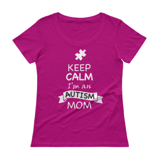 Keep Calm I'm an Autism Mom T-shirt - Image 4