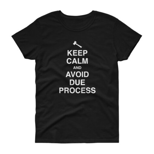 Keep Calm and Avoid Due Process Women's T-Shirt - Image 2