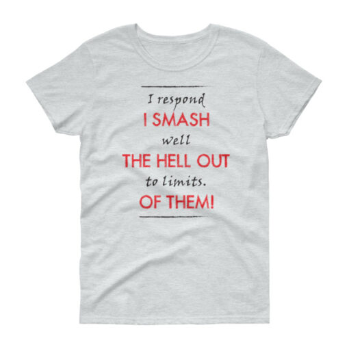 I respond well to limits Women's T-shirt - Image 3