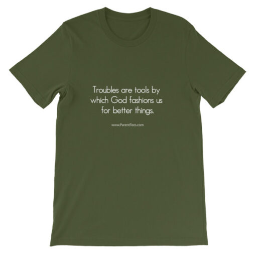 Troubles are Tools Unisex T-Shirt - Image 4