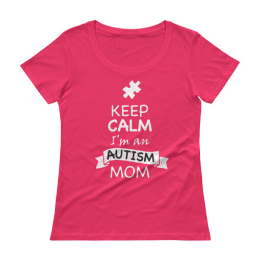 Keep Calm I'm an Autism Mom T-shirt - Image 6