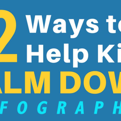 12 Ways to Help Kids Calm Down Infographic Poster