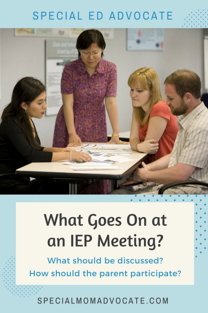 Typical IEP Meeting Agenda