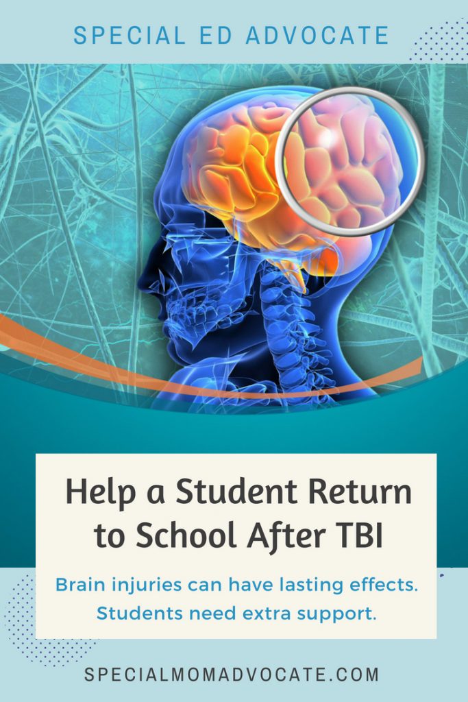 Helping Students Return to School After TBI, Traumatic Brain Injury