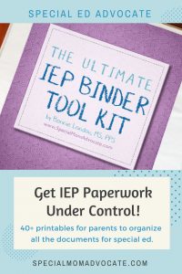 Ultimate IEP Binder for Parents, IEP Organizer