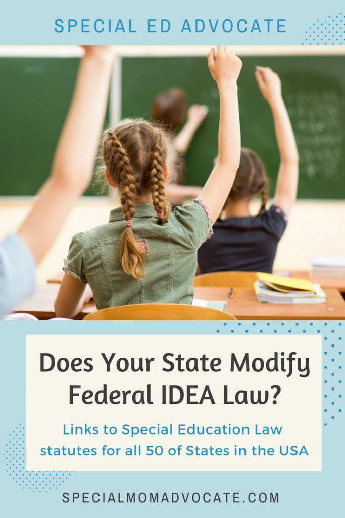 IDEA Law in all 50 USA States