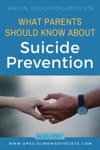 What parents should know about suicide prevention