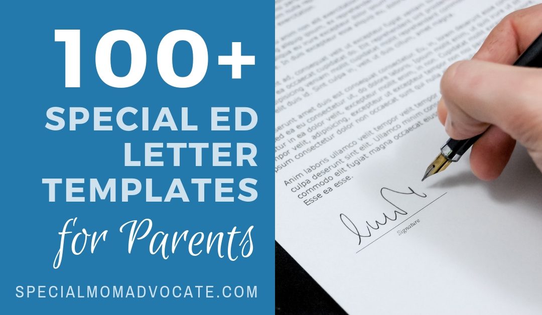 100+ Special Ed Letter Templates for Parents