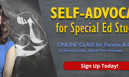Self-advocacy for Special Ed Students