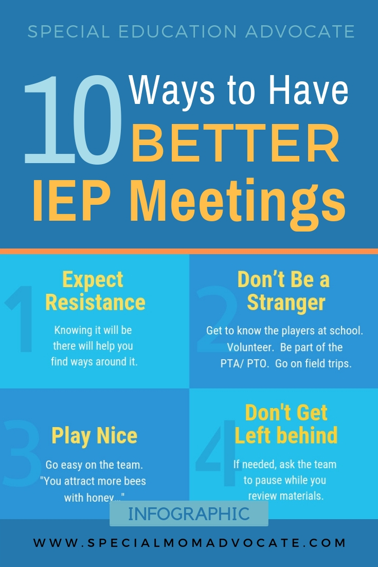 10 Ways To Have Better IEP Meetings | Special Mom Advocate